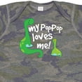 thumbnail image 4 of Inktastic My Pop Pop Loves Me Dinosaur Boys or Girls Baby Bodysuit, 4 of 5