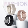 thumbnail image 3 of Recoppa Stretchy Nylon Solo Loop Compatible with Apple Watch Band 38mm 40mm 41mm 42mm 44mm 45mm for Women Men, Adjustable Sport Elastic Wristbands Braided Straps for iWatch Series 7/6/5/4/3/2/1/SE, 3 of 5