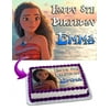 Moana Edible Cake Image Topper Personalized Picture 1/4 Sheet (8"x10.5")