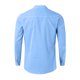 thumbnail image 4 of Designer Spring Summer Men's Casual Cotton Linen Solid Color Long Sleeve Shirts Loose ShirtsM, 4 of 5