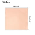 thumbnail image 2 of Uxcell 100 Pcs Hojas de Oro 5.5" x 5.5" Hojas de Foil para Manualidades Oro Rosa, 2 of 6