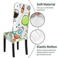 thumbnail image 6 of Dining Chair Back Cover, Water Washing, Disassembly Chair Sleeve Sliding Cover Protective Cover-Cartoon Spaceship Pattern Chair Protectors Seat Covers, 6 of 8