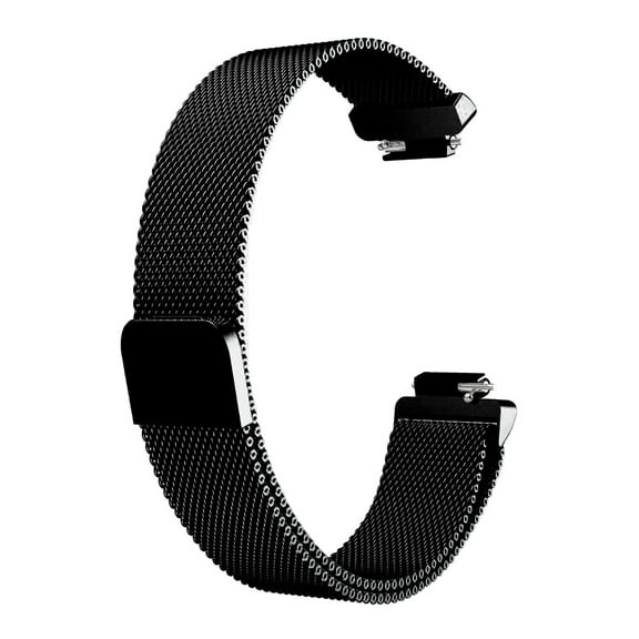 FIEWESEY For Inspire 2 / Inspire HR / Inspire Replacement Stainless Steel Mesh Watch Band Quick Release Metal Smart Strap for Inspire 2 / Inspire HR / Inspire Women Men Girl Boy - Black