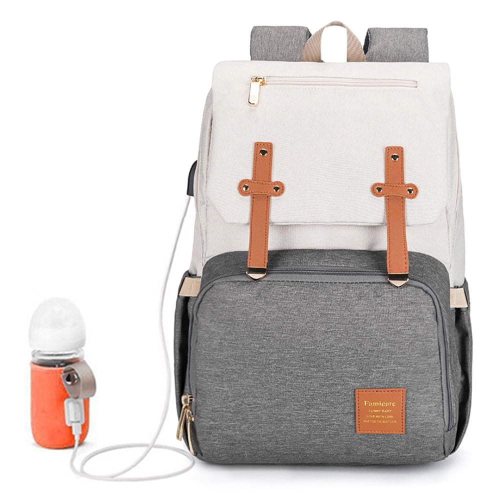 diaper bag backpack with usb charging port