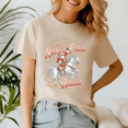 thumbnail image 3 of Santa Cowboy Christmas, Funny Christmas TShirt, Santa Shirt, Vintage Holiday Tee, Merry Xmas Gift, Family Holiday Outfits, 3 of 5