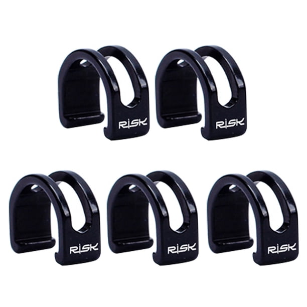 5 unids/set de Clips en forma de U para Cable de bicicleta, abrazadera a presión para Cable de freno de cambio de montaña, hebillas de fijación para manguera de bicicleta, accesorios para ciclismo