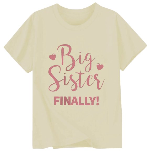 Toddler Kids Girls T Shirts Short Sleeve Fashion Casual Letter Crewneck Shirts Top Summer Tops Tees 1-2 Years