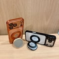 thumbnail image 4 of Allytechgroup Anti-Scratch Hard Shell Fashion Cell Phone Case with 1 x Magnetic Case for Apple iPhone 17 Pro, Orange, 4 of 8