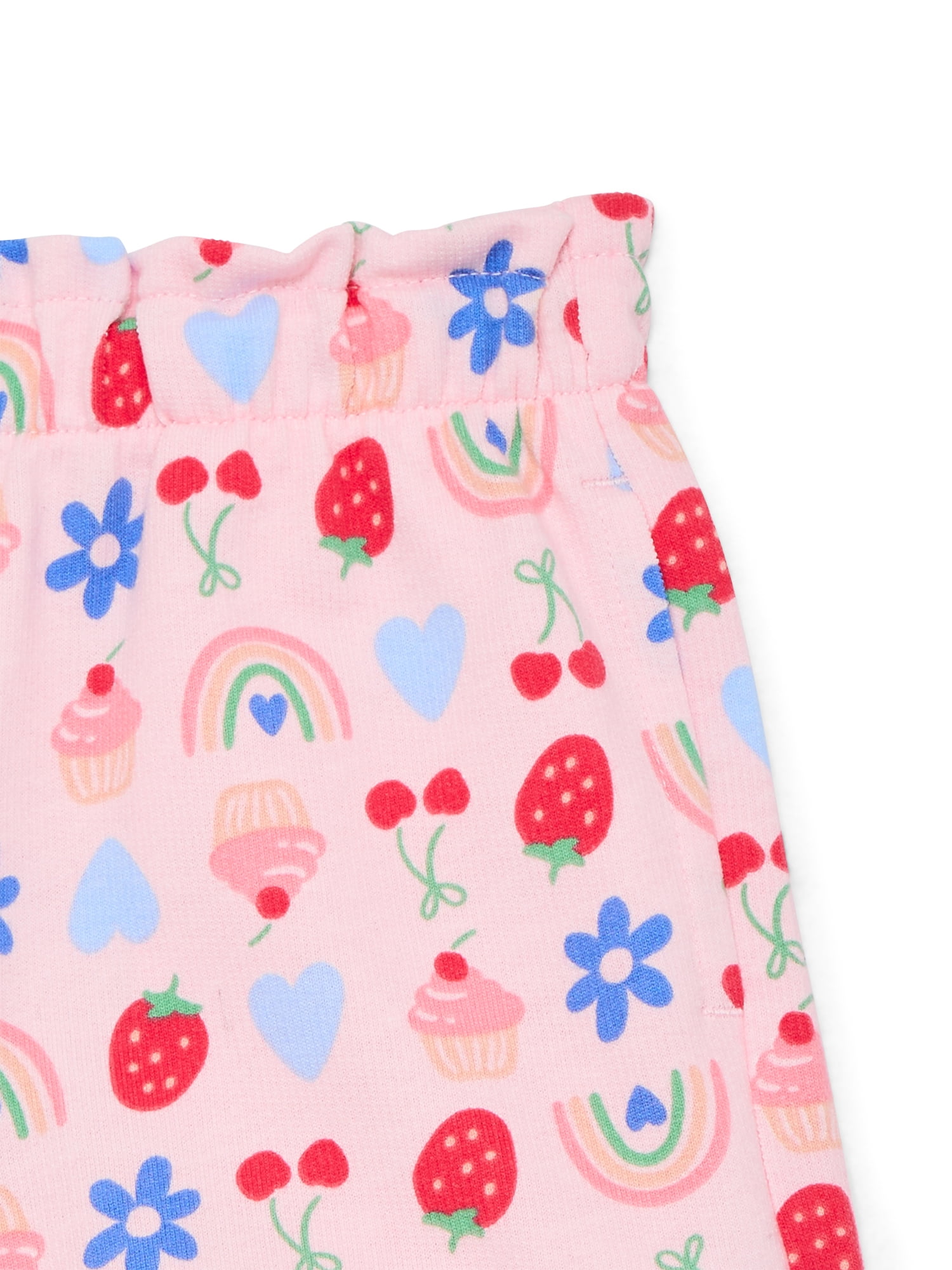 Wonder Nation Toddler Girls Pull On Knit Shorts, Sizes 18M-5T