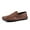 brown, variant on Men's Casual Loafers Slip On Leather Shoes Comfortable Lightweight Driving Shoes Male Moccasins Classic Penny Loafer Flats Boat Shoes Outdoor Walking Shoes