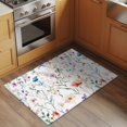 thumbnail image 2 of Watercolor Flowers Front Door Rugs 2x3 ft Spring Floral Garden Small Rug for Entryway Non Slip Washable Bathroom Door Mat Absorbent Floor Mat for Indoor Entrance, 2 of 9