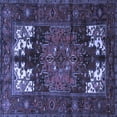 thumbnail image 1 of Ahgly Company Indoor Square Persian Blue Traditional Area Rugs, 8' Square, 1 of 4