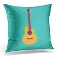 thumbnail image 1 of BSDHOME Classical Acoustic Guitar Silhouette Classic Musical String Instrument Collection 8 in Flat for Your Pillow Cover 16x16 Inches Throw Pillow Case Cushion Cover, 1 of 1