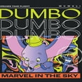thumbnail image 3 of Disney - Dumbo - Marvel In The Sky - Juniors Cropped Cotton Blend T-Shirt, 3 of 5