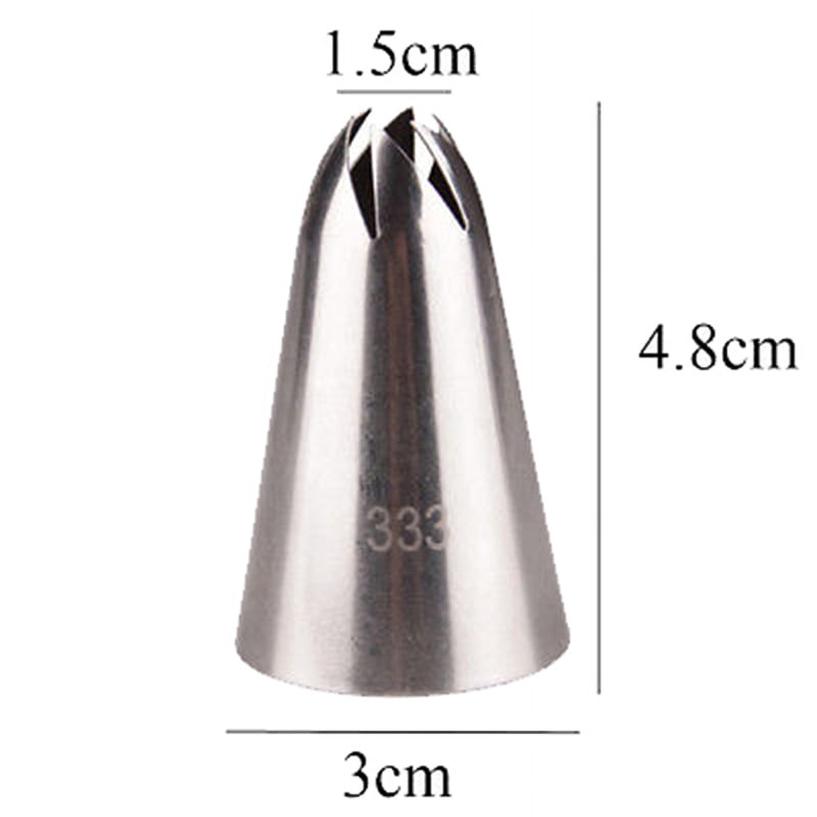 Large Rose Cream Icing Piping Nozzle Stainless Steel Pastry Tips Nozzle BakeQ WA