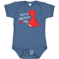 thumbnail image 3 of Inktastic My First Valentine's Day Red Dinosaur with a Heart Boys or Girls Baby Bodysuit, 3 of 5