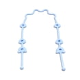 thumbnail image 1 of Cadena de chupete de silicona,Correas de seguridad de cadena de chupete de silicona para niños y niñas,Soporte para chupete Cadena de silicona Juguete para biberón,Correa Chupete Cordón Azul, 1 of 8