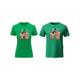 thumbnail image 2 of Playera Duo De Pareja De Capybara Fashion 14 De Febrero San Valentin Color Verde Talla Chica Marca Emil SaEs, 2 of 4