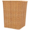 thumbnail image 3 of Cesta tejida para basura Cesta tejida multiusos Papelera tejida Papelera de baño, 3 of 6