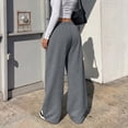 thumbnail image 6 of SUNBS Wide Leg Sweatpants for Women High Waisted Drawstring Sweat Pants With Big Patch Pockets., 6 of 9