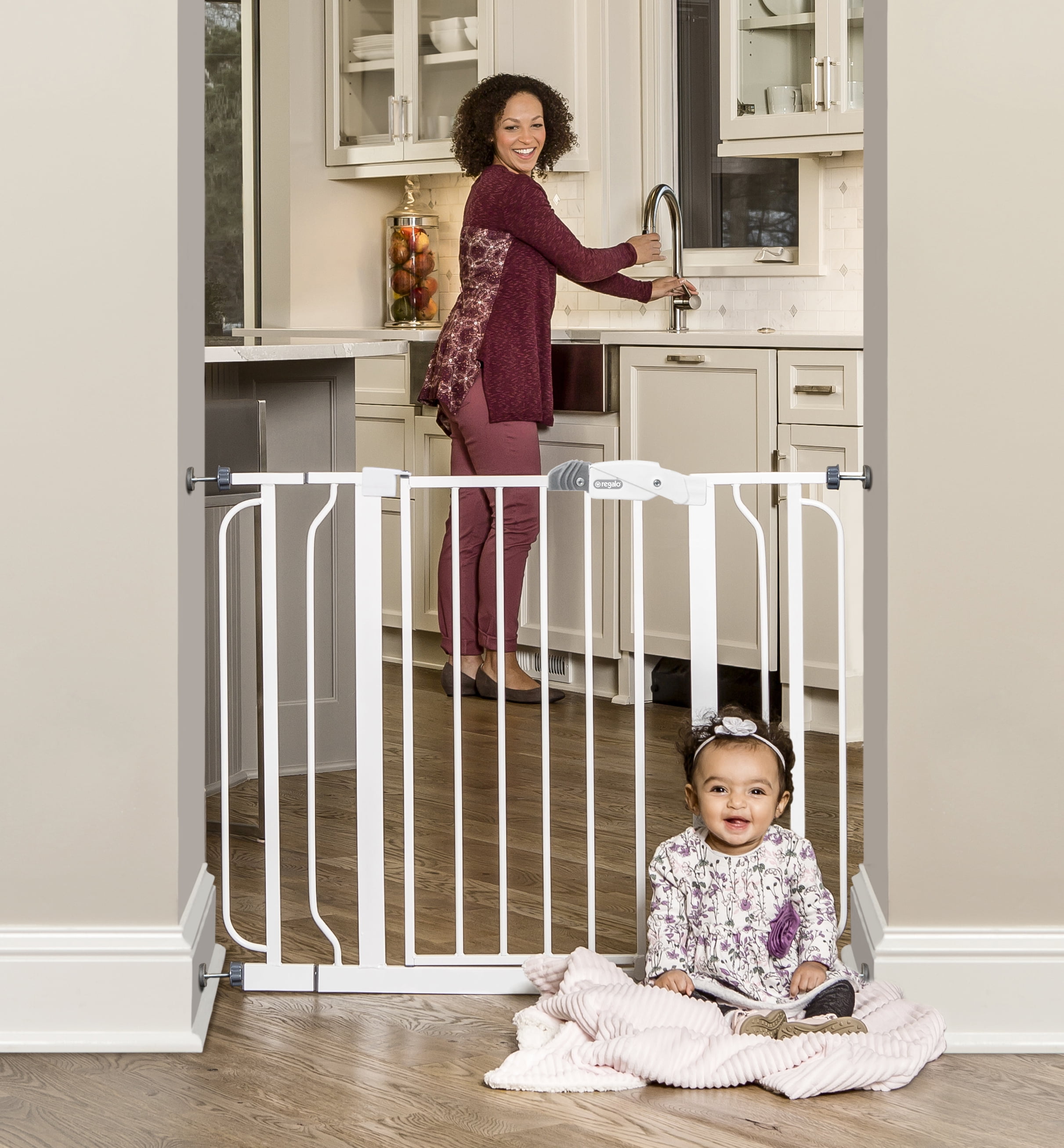 Regalo Easy Open EXTRA WIDE Pet Pets Baby Babies Child proof Metal Safety Gate 