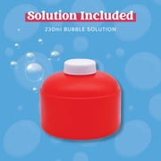 SYNCFUN Automatic Fire Extinguisher Bubble Machine, Fireman Themed, High Output with 230ml Solution, 1-Count