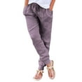thumbnail image 2 of Sweatpants for Women 2025 Elastic Waist Drawstring Straight Leg Joggers with Pockets Casual Trousers Sweats, 2 of 6