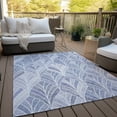 thumbnail image 6 of Addison Rugs Chantille Indoor/Outdoor Transitional Geometric Denim Washable Rectangle Rug, 9' x 12', 6 of 6