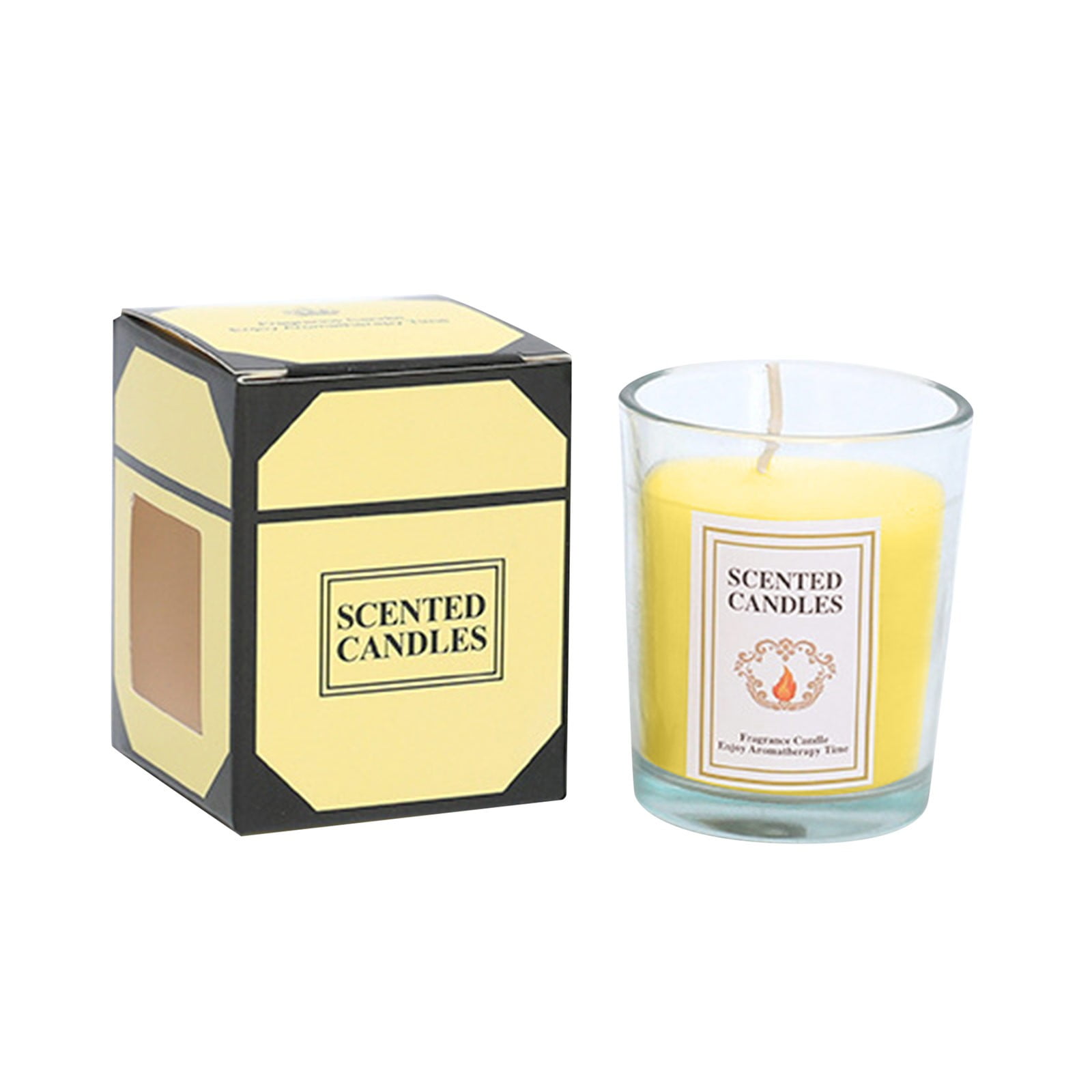 Veki Candle Sicilian Lemon Scented Classic 22oz Large Jar Single Wick