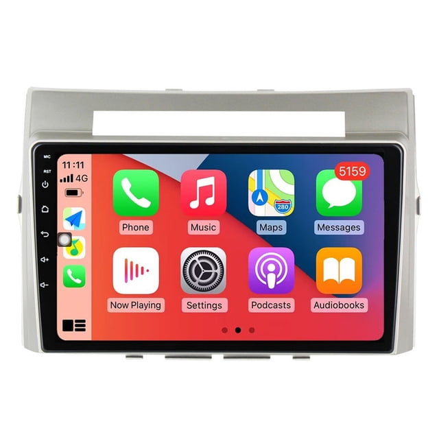 RoverOne Coche Radio Estéreo GPS Navegación Autoradio CarPlay Android Auto para Toyota Corolla Verso AR10 2004 - 2009