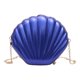 thumbnail image 4 of Bolso bandolera con forma de concha para mujer, monedero con cremallera, mini bolso cruzado de moda azul, 4 of 9
