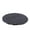 Black, variant on White Round Fluffy Floor Mat For Sofa And Living Room With Water-Absorbent Design And Soft Pile 15.75 Inches Diameter