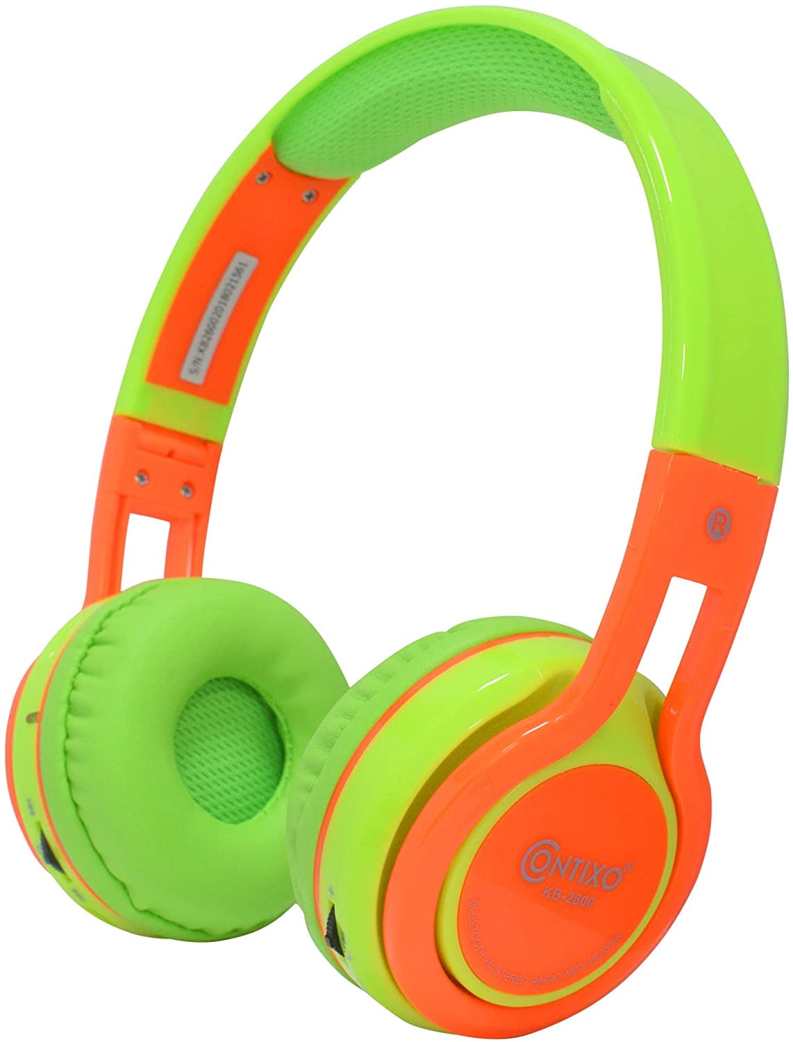 Contixo Kid Safe 85dB OnEar Foldable Wireless Bluetooth Headphone w