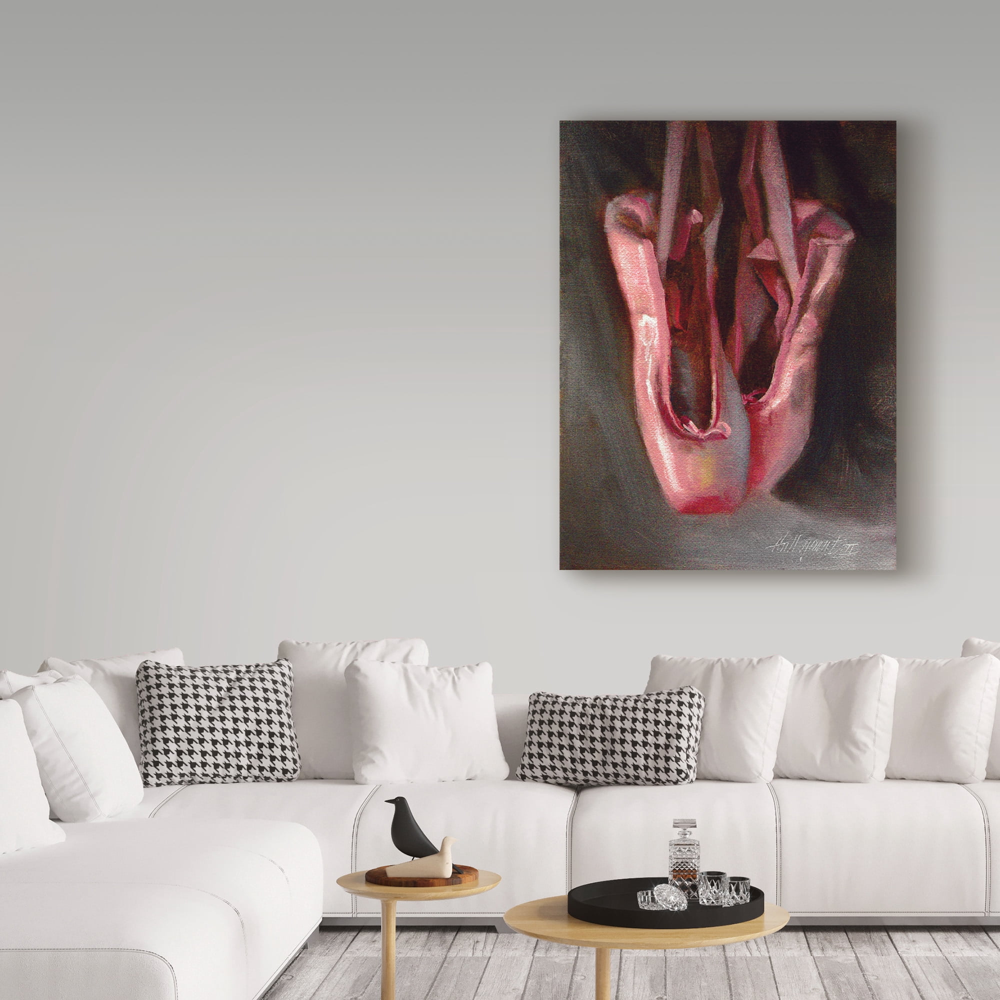 Trademark Fine Art 'Ballet Slippers 2' Canvas Art by Hall Groat Ii