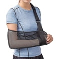 thumbnail image 1 of Mesh Arm Support Brace Immobilizer Injury Shoulder Elbow Dislocation Support Strap Shower Sling (White), 1 of 4