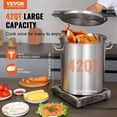thumbnail image 2 of Olla Stockpot VEVOR 18/8 de acero inoxidable 42 L con base compuesta, 2 of 9