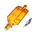 thumbnail image 3 of 1:16 RC Car Chasis Reemplazo de piezas de aleación de aluminio Resistente DIY Accesorios Piezas de repuesto para Oro, 3 of 9