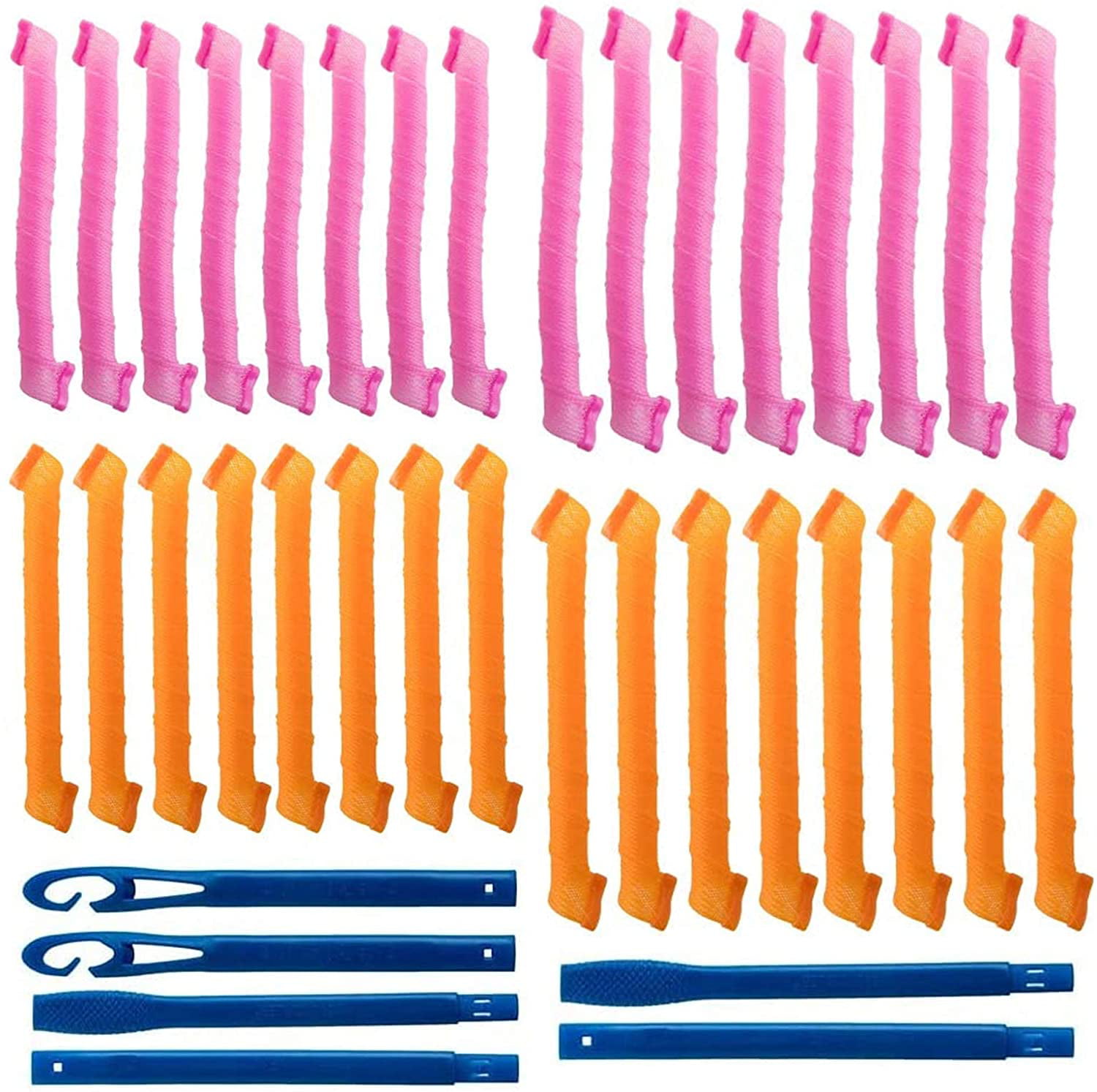 28 Pieces Hair Curlers Spiral Curls No Heat Wave Hair Curlers Styling Kit Spiral  Hair Curlers With 2 Pieces Styling Hooks For Most Kinds Of Ha  Fruugo ZA