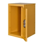 Hallowell Kid Mini Locker, 15"W x 15"D x 24"H, 723 Trophy (yellow), Single Tier, 1-Wide, Knock-Down