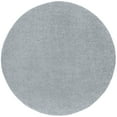 thumbnail image 3 of Shag Area Rug Thick (5'3'' Round) Solid Gray Indoor Round Easy to Clean, 3 of 5