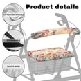 thumbnail image 5 of HELLHERO Bule Hummingbird Rollator Walker Seat and Backrest Rollbar Covers Set Walker Covers and Elderly Adults Waterproof Stretchable Material and Seniors Adult, 5 of 7