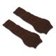 thumbnail image 1 of Women Knitted Acrylic Long Fingerless Thumbhole Warm Winter Fall Arm Gloves Coffee, 1 of 8