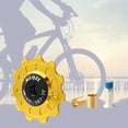 thumbnail image 3 of Polea Del Desviador Trasero Sunnimix Jockey Guía De Ruedas Rodillo 11T Oro, 3 of 8