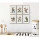 thumbnail image 3 of 6 piezas de osito de peluche deportivo para niños, deción de pared, lona deportivo, clásico, lindo, carteles, cuadros de animales para niños, niños, recámara, cuarto de bebé, deción de, 3 of 5