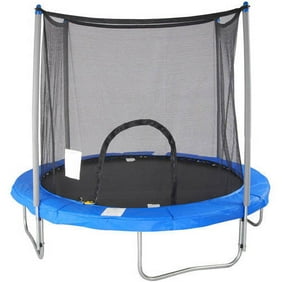 Little Tikes Climb N Slide 7 Trampoline With Enclosure Blue Walmart Com Walmart Com