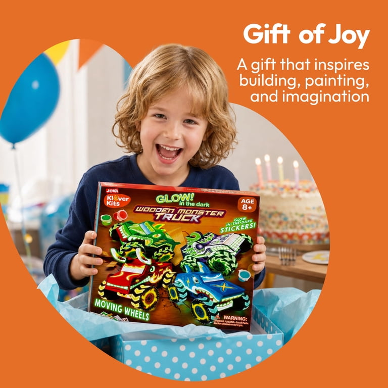Joyfy Wooden Monster Truck Build & Paint Kit photo 7
