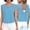 Light Blue, variant on Womens Tank Tops Sleeveless Workout Athletic Gym Open Back Tank Tops Crew Neck Casual Loose Fit Yoga Tank Top