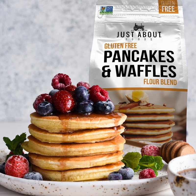 Just About Foods Gluten Free Pancakes and Waffles Flour Blend 1 lb