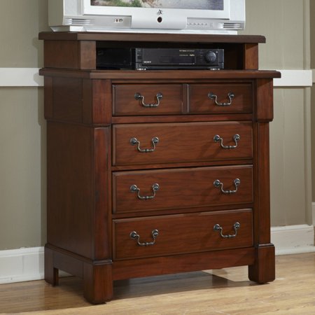 Home Styles The Aspen Collection Media Chest, Rustic Cherry/Black - Walmart.com Home Styles The Aspen Collection Media Chest, Rustic Cherry/Black - Walmart.com
