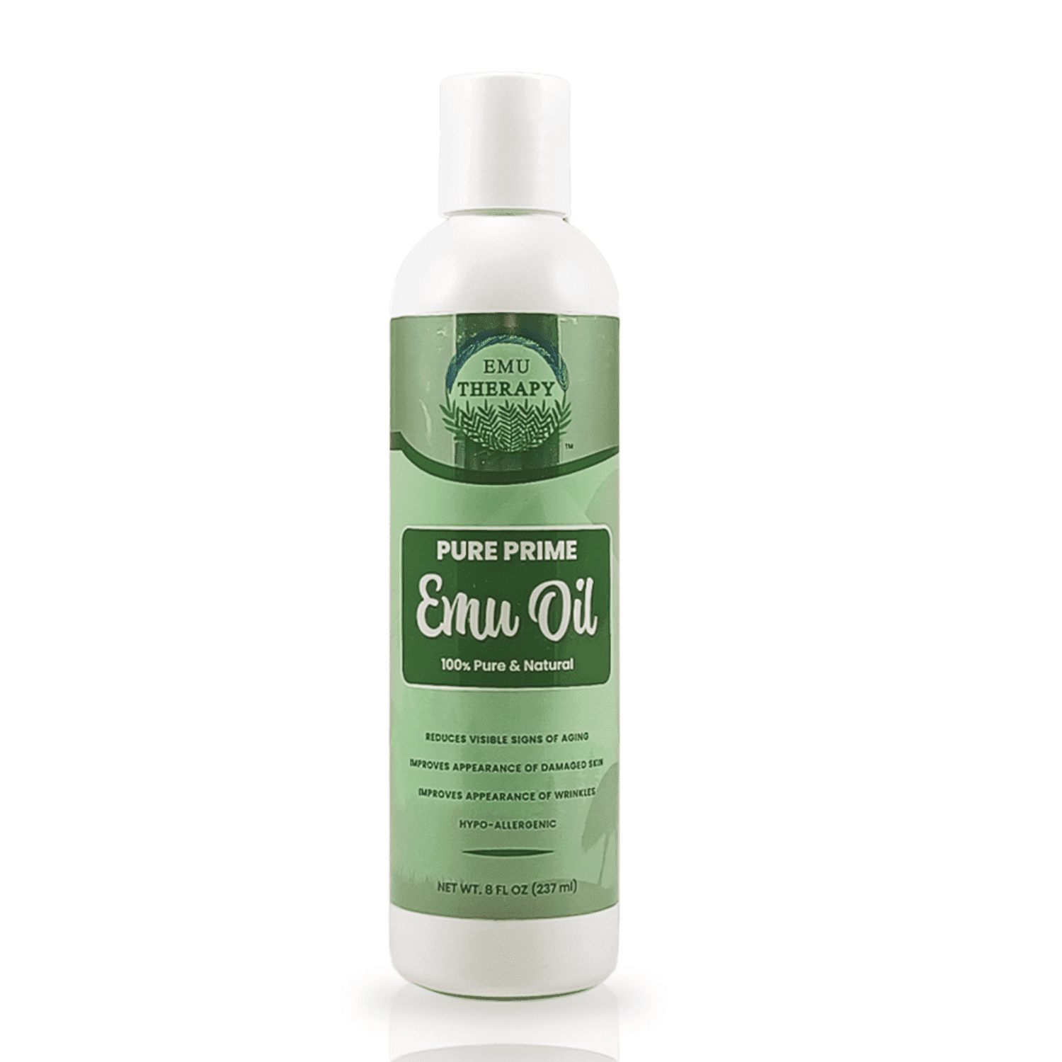 Emu Therapy Pure Prime Emu Oil for Muscles & Joints - Fast Action for Men & Women - Deep Tissue Massage - Natural Anti Aging (8 oz)